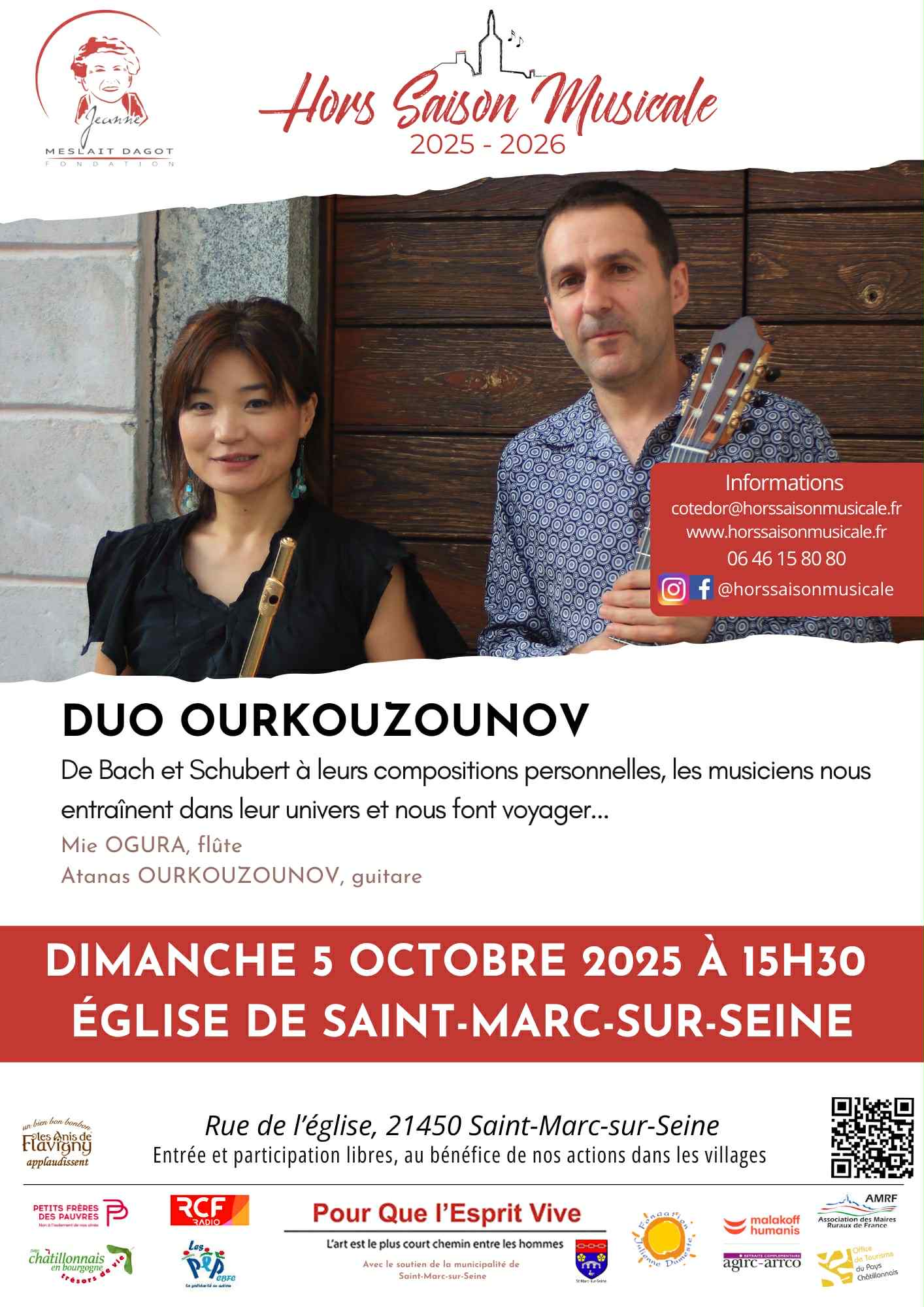 Affiche du concert